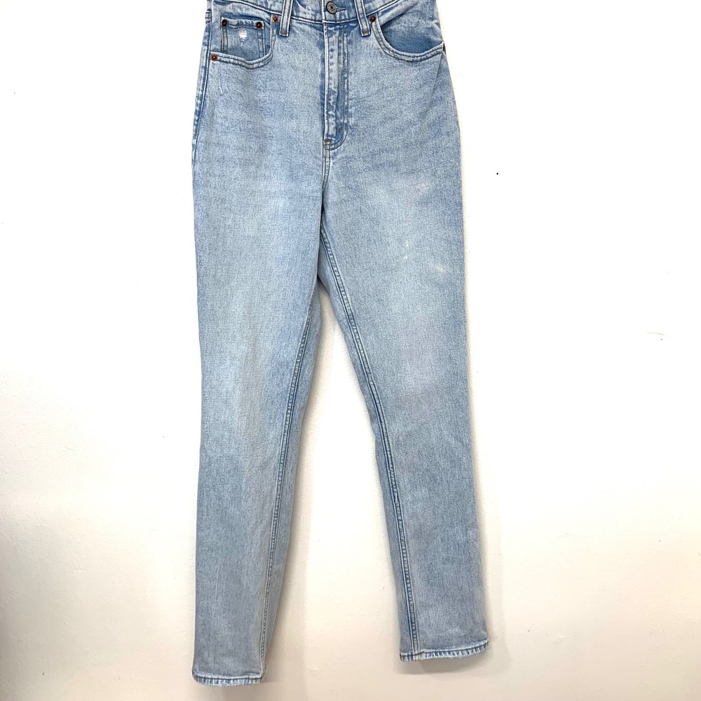 Abercrombie & Fitch The 90s Slim Straight Ultra High Rise Curve Love Jeans 26/2
